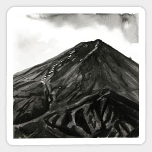 FujiSan Inktober #4 Sticker